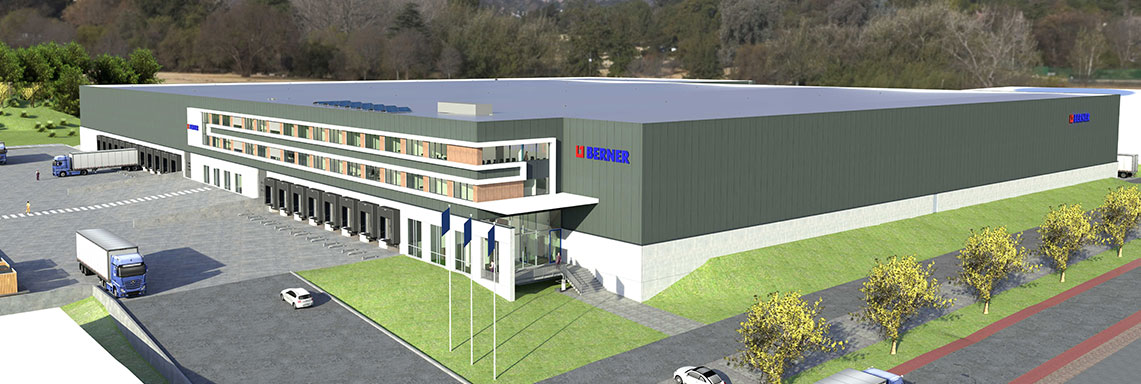 Nouveau centre logistique Berner à Kerkrade