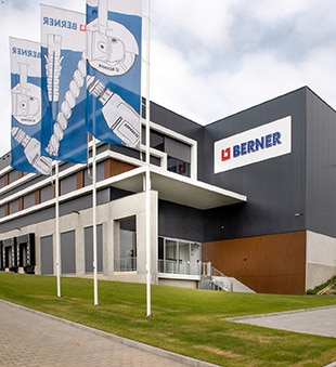 Le nouvel entrepôt central européen de Berner, à Kerkrade, au Pays-Bas.